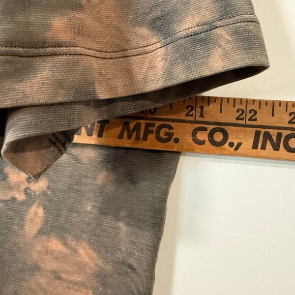 Lululemon Men's Evolution Polo Shirt Short Sleeve Grey Coral Stretch Athletic - Picture 4 of 6